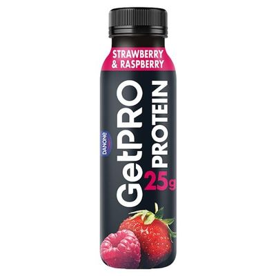 GetPro Strawberry-Raspberry Flavour Drinking Yoghurt 300g | Case of 6