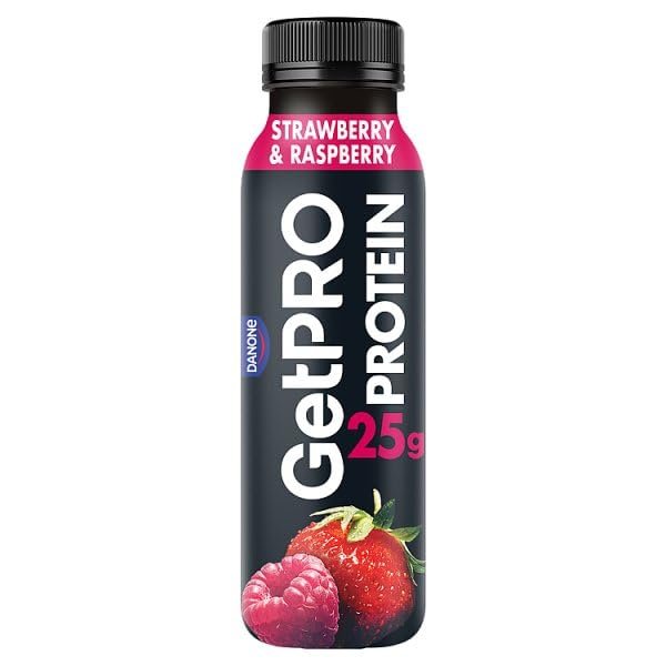 GetPro Strawberry-Raspberry Flavour Drinking Yoghurt 300g | Case of 6