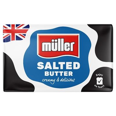 Mller Salted British Butter 250g | Case of 20