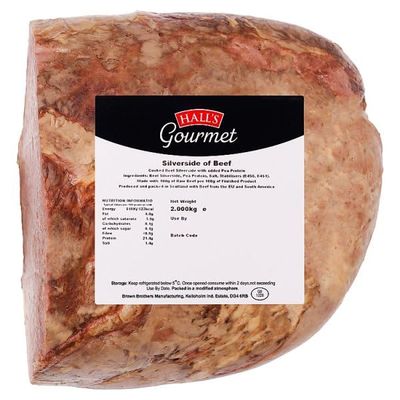 Hall's Gourmet Silverside of Beef 2.000kg | Case of 3