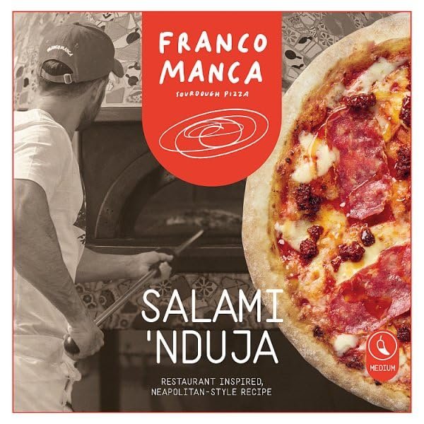 Franco Manca Salami 'Nduja Sourdough Pizza 452g | Case of 6