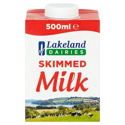 Lakeland Dairies Skimmed Milk 500ml | Case of 12