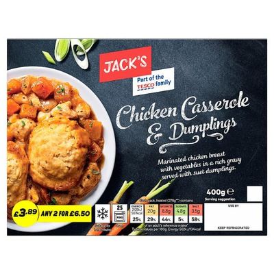 Jack's Chicken Casserole & Dumplings 400g | Case of 6