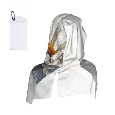 WXWJSHMGC French Country Daisy Print Cooling Hoodie Towel, Cooling Towels For Neck And Face Sun Protection Instant Cool Hoodie(Sport/Camping/Work Out/Hot Weather)