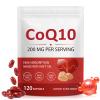 CoQ10 Supplement, 120 Softgels Coenzyme Q10 High Strength 200mg Fermented Coenzyme Q10 Ubiquinone 2-in-1 Formula Naturally Co Enzyme CQ10 with MCT Oil Non-GMO view 1