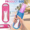 Rtteri 12 Pack Ice Cream Drip Baseball Freeze Pop Sleeve for Teens Reusable Ice Pop Sleeves for Baseball Lovers Summer Birthday Party Favors view 3