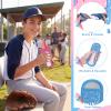 Rtteri 12 Pack Ice Cream Drip Baseball Freeze Pop Sleeve for Teens Reusable Ice Pop Sleeves for Baseball Lovers Summer Birthday Party Favors view 4