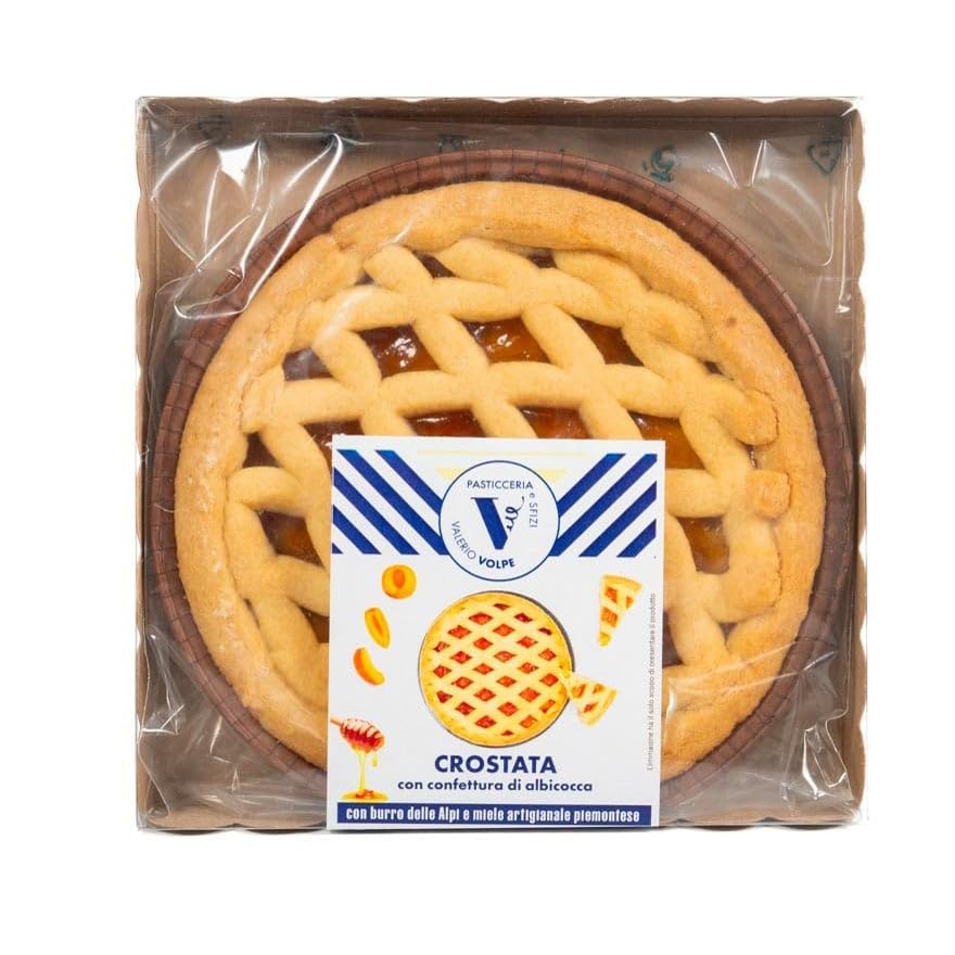 Artisan Apricot Tart with Piedmont Honey and Alpine Butter - Crostata all'Albicocca 250g - by Valerio Volpe Pasticceria e Sfizi - Selected by Fork in