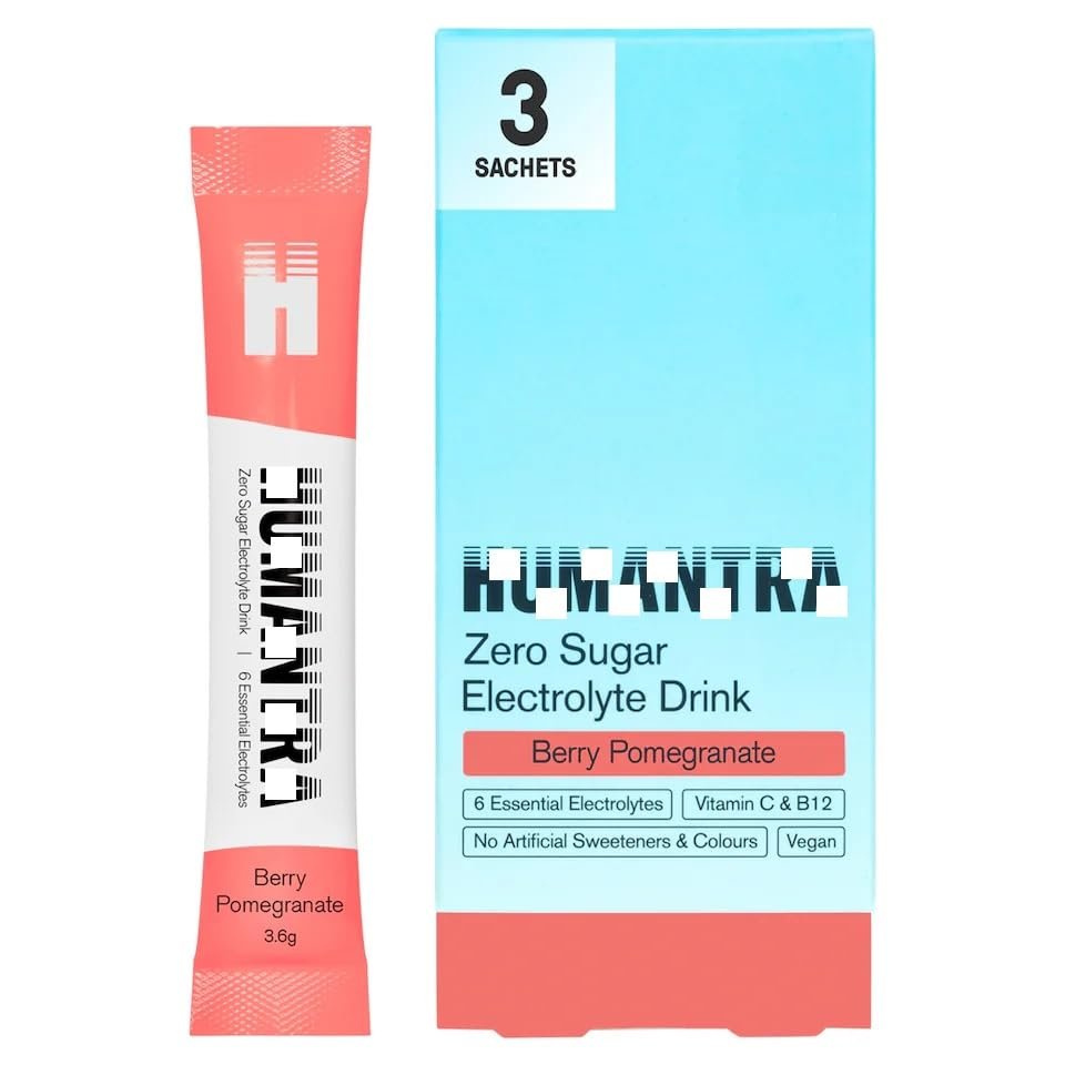 Zero Sugar Electrolyte Drink 6 x 3.6g Sachets (Berry Pomegranate Zero Sugar Electrolyte Drink 3 x 3.6g Sachets)
