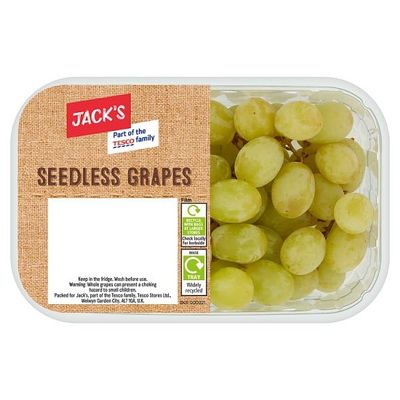 Jack's Seedless Grapes 500g | Case of 10