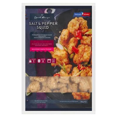 Ocean Pearl Salt & Pepper Squid 1kg | Case of 1