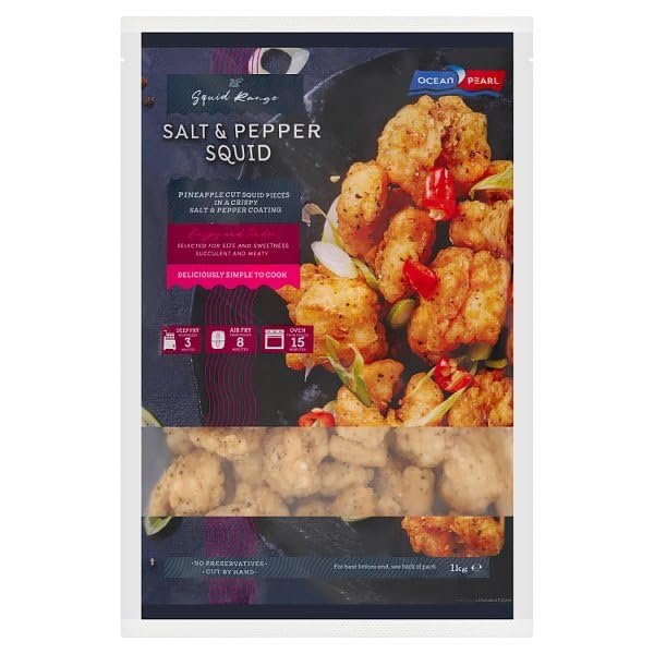 Ocean Pearl Salt & Pepper Squid 1kg | Case of 1