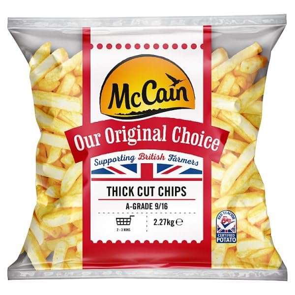 McCain Our Original Choice Thick Cut Chips 2.27kg | Case of 4
