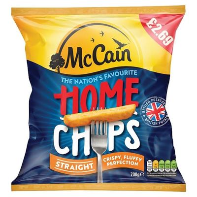 McCain Home Chips Straight 700g | Case of 15
