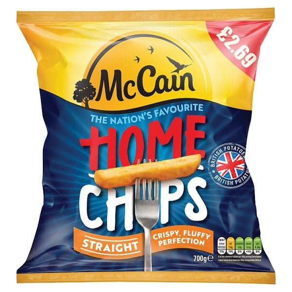 McCain Home Chips Straight 700g | Case of 15