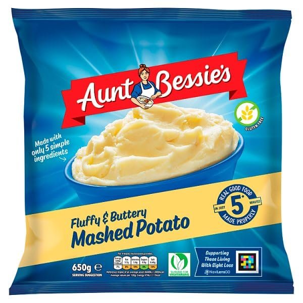 Aunt Bessie's Mashed Potato 650g | Case of 1
