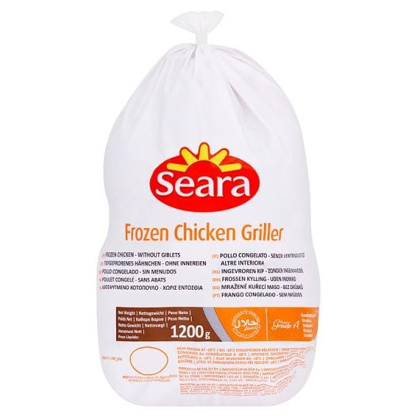 Seara Frozen Chicken Griller 1200g | Case of 1