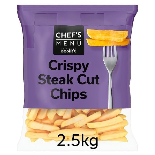 Chef's Menu Crispy Steak Cut Chips 2.5kg | Case of 4