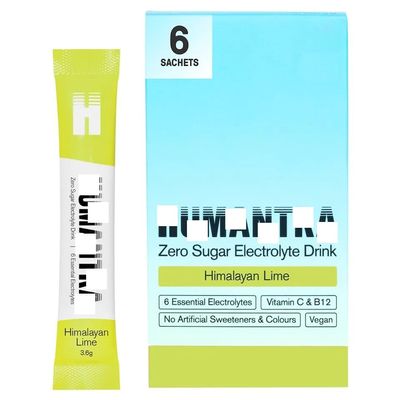 Zero Sugar Electrolyte Drink 6 x 3.6g Sachets (Himalayan Lime Zero Sugar Electrolyte Drink 6 x 3.6g Sachets)