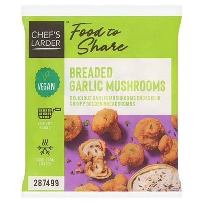 Chef's Larder Breaded Garlic Mushrooms 1kg | Case of 1