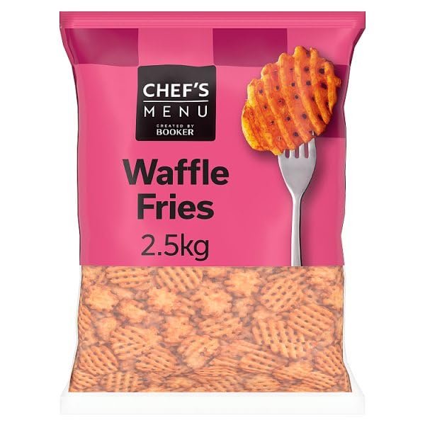 Chef's Menu Waffle Fries 2.5kg | Case of 4
