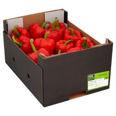 Farm Fresh Red Peppers 5kg | Case of 1
