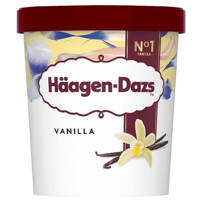 Hagen-Dazs Vanilla Ice Cream 460 ml | Case of 8