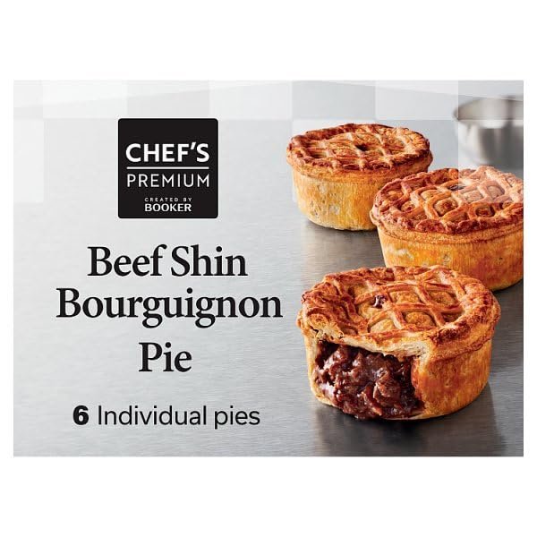 Chef's Premium Beef Shin Bourguignon Pie 6 x 265g | Case of 8
