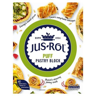 Jus-Rol Puff Pastry Block 500g | Case of 1