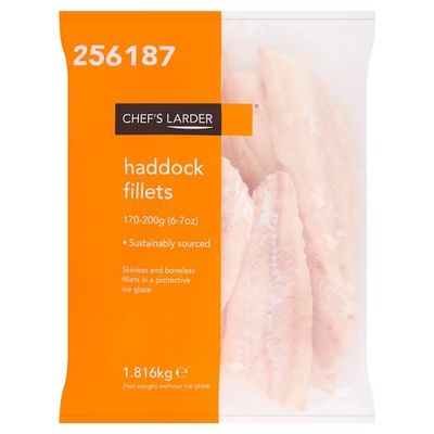 Chef's Larder Haddock Fillets 1.816kg | Case of 1