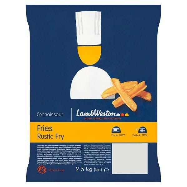 Lamb Weston Connoisseur Fries Rustic Fry 2.5kg | Case of 4