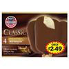 Mj's Diner Classic Vanilla Ice Creams Covered in a Smooth Milk Chocolate Flavour Glaze 4 x 76g | Case of 7 view 1