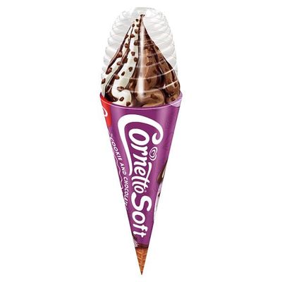 Cornetto Soft Ice Cream Cone Cookie & Chocolate 140 ml | Case of 24