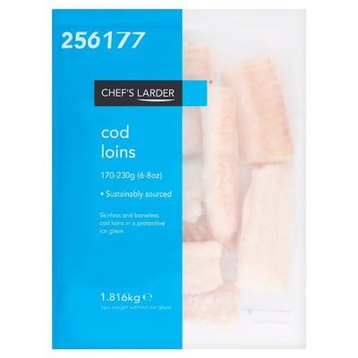 Chef's Larder Cod Loins 1.816kg | Case of 1