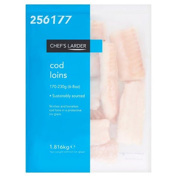 Chef's Larder Cod Loins 1.816kg | Case of 1