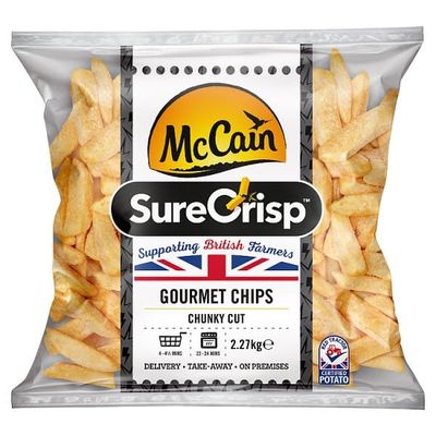 McCain SureCrisp Gourmet Chips Chunky Cut 2.27kg | Case of 4