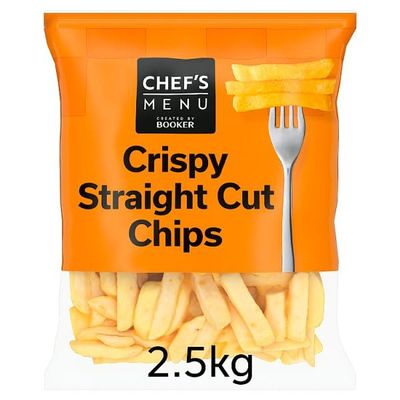 Chef's Menu Crispy Straight Cut Chips 2.5kg | Case of 4