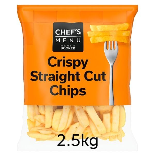 Chef's Menu Crispy Straight Cut Chips 2.5kg | Case of 4