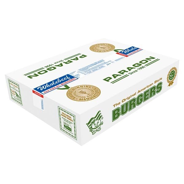 Wholebeef 4oz Halal Burgers 48 x 113g (5.42kg) | Case of 1