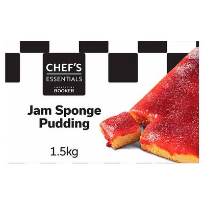 Chef's Essentials Jam Sponge Pudding 1.5kg | Case of 1