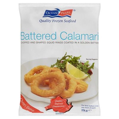 Ocean Pearl Battered Calamari 1kg | Case of 1