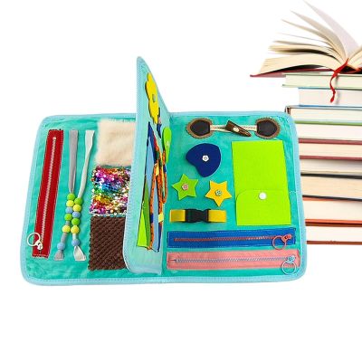 Fidget Book for Adults Sensory Lap Pad Portable Gadgets