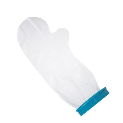 UKCOCO Waterproof Arm Plaster Cast Cover, Sturdy PVC and Silicone Material, Fits Most Arms, for Bath and Shower Use, White Protective Cast Sleeve