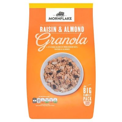 Mornflake Raisin & Almond Granola Big Family Pack 1kg | Case of 6