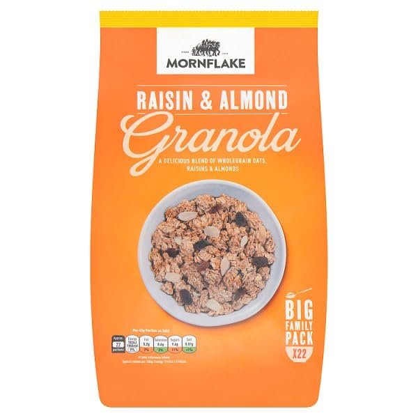 Mornflake Raisin & Almond Granola Big Family Pack 1kg | Case of 6