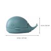 VILLCASE Laundry Brush, Multi-purpose Cleaning Tool Sturdy Pp+pe Material Made of 2pcs Whale Shaped Blue Colour, Cleaning Efficiency for Clothing and Shoes for Home Use view 2