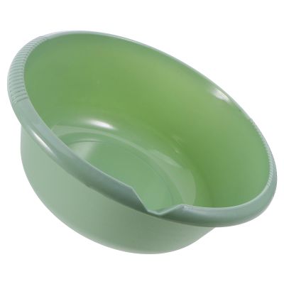 PHENOFICE Large Thickened Abs Plastic Wash Basin 6.5l Capacity with Built-in Drainage Spout Foot Soaking Basin for Washing and Facial Cleansing Household Use