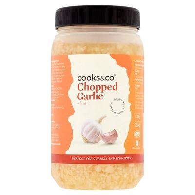 Cooks&Co Chopped Garlic in Oil 1.2kg | Case of 1