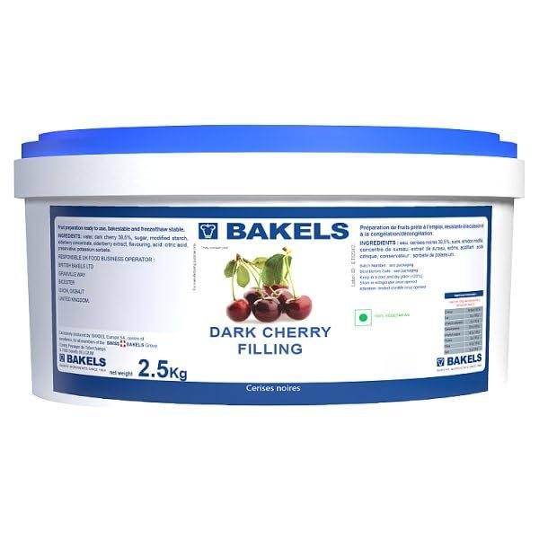 Bakels Dark Cherry Filling 2.5kg | Case of 1
