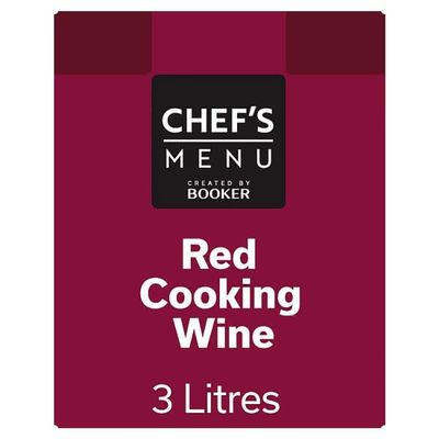 Chef's Menu Red Cooking Wine 3 litres | Case of 4